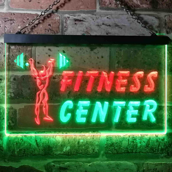 ADVPRO Fitness Center Dual Color LED Neon Sign st6-i0323 - Green & Red
