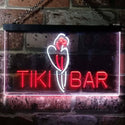 ADVPRO Tiki Bar Parrot Dual Color LED Neon Sign st6-i0331 - White & Red