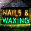 ADVPRO Nails Waxing Beauty Salon Display Dual Color LED Neon Sign st6-i0358 - Green & Yellow