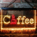 ADVPRO Coffee Cup Kitchen Cafe Display Dual Color LED Neon Sign st6-i0361 - Red & Yellow