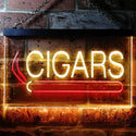 ADVPRO Cigars Private Room VIP Plaque Dual Color LED Neon Sign st6-i0389 - Red & Yellow