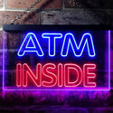ADVPRO ATM Inside Display Shop Dual Color LED Neon Sign st6-i0411 - Red & Blue