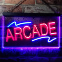 ADVPRO Arcade Game Room Man Cave Dual Color LED Neon Sign st6-i0427 - Blue & Red