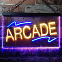 ADVPRO Arcade Game Room Man Cave Dual Color LED Neon Sign st6-i0427 - Blue & Yellow