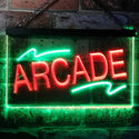 ADVPRO Arcade Game Room Man Cave Dual Color LED Neon Sign st6-i0427 - Green & Red