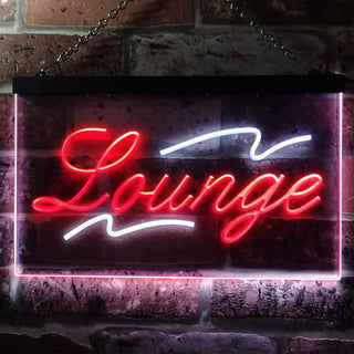 ADVPRO Lounge Bar Club Illuminated Dual Color LED Neon Sign st6-i0445 - White & Red