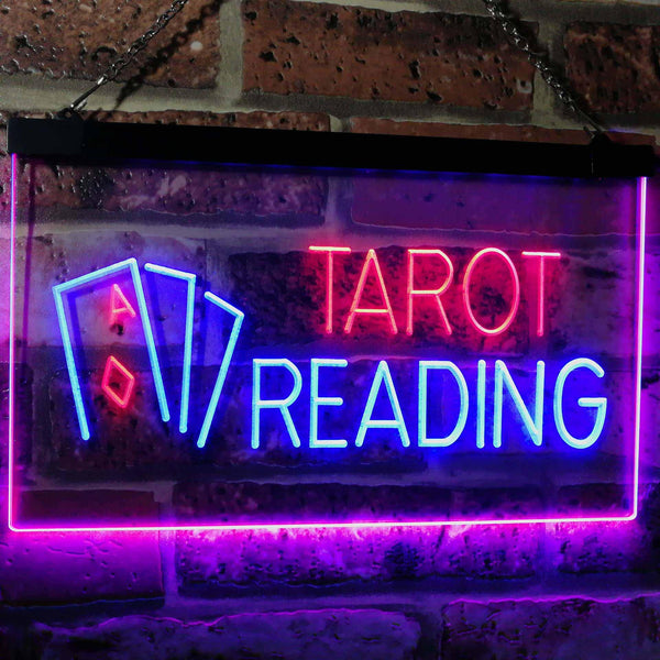 ADVPRO Tarot Reading Dual Color LED Neon Sign st6-i0446 - Blue & Red
