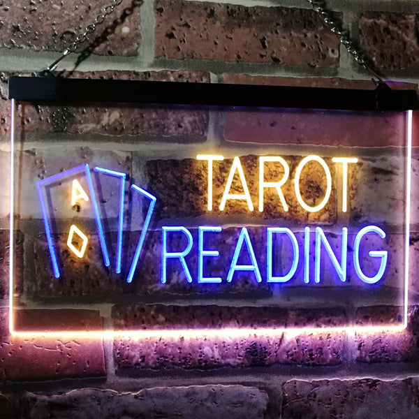 ADVPRO Tarot Reading Dual Color LED Neon Sign st6-i0446 - Blue & Yellow