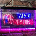 ADVPRO Tarot Reading Dual Color LED Neon Sign st6-i0446 - Red & Blue