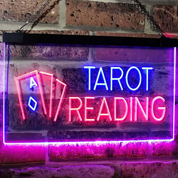 ADVPRO Tarot Reading Dual Color LED Neon Sign st6-i0446 - Red & Blue