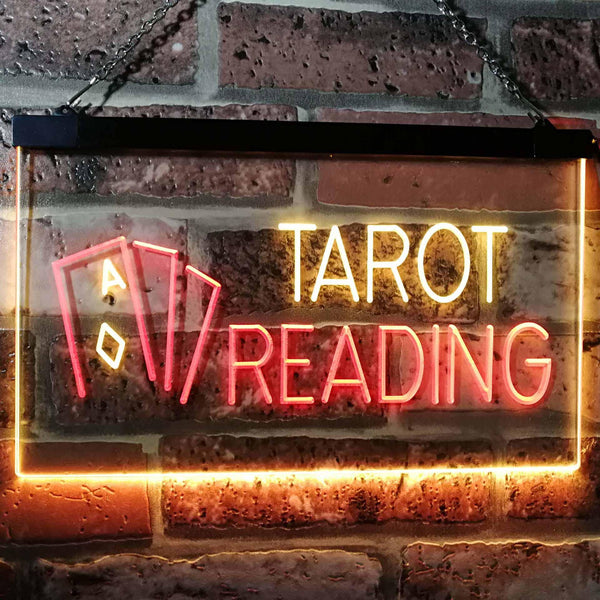 ADVPRO Tarot Reading Dual Color LED Neon Sign st6-i0446 - Red & Yellow