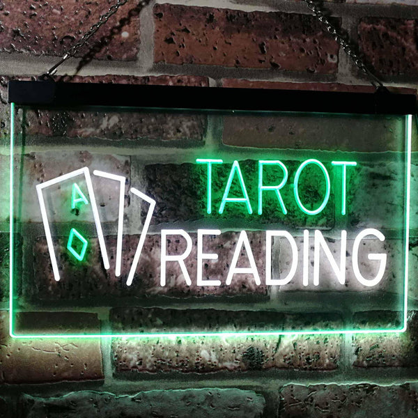 ADVPRO Tarot Reading Dual Color LED Neon Sign st6-i0446 - White & Green