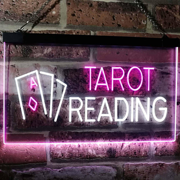 ADVPRO Tarot Reading Dual Color LED Neon Sign st6-i0446 - White & Purple