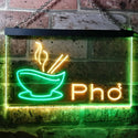 ADVPRO Pho Vietnamese Noodles Restaurant Dual Color LED Neon Sign st6-i0459 - Green & Yellow