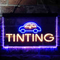 ADVPRO Car Tinting Illuminated Dual Color LED Neon Sign st6-i0464 - Blue & Yellow