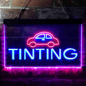 ADVPRO Car Tinting Illuminated Dual Color LED Neon Sign st6-i0464 - Red & Blue