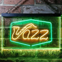 ADVPRO Jazz Lover Music Room Plaque Dual Color LED Neon Sign st6-i0468 - Green & Yellow