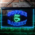 ADVPRO Coffee Bakery Shop Illuminated Dual Color LED Neon Sign st6-i0497 - Green & Blue