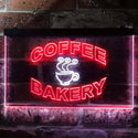 ADVPRO Coffee Bakery Shop Illuminated Dual Color LED Neon Sign st6-i0497 - White & Red