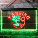 ADVPRO Tanning Sun Bath Illuminated Dual Color LED Neon Sign st6-i0500 - Green & Red