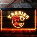 ADVPRO Tanning Sun Bath Illuminated Dual Color LED Neon Sign st6-i0500 - Red & Yellow