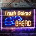 ADVPRO Fresh Baked Bread Illuminated Dual Color LED Neon Sign st6-i0512 - Blue & Yellow