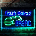 ADVPRO Fresh Baked Bread Illuminated Dual Color LED Neon Sign st6-i0512 - Green & Blue
