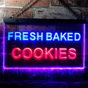 ADVPRO Fresh Baked Cookies Illuminated Dual Color LED Neon Sign st6-i0513 - Blue & Red