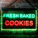 ADVPRO Fresh Baked Cookies Illuminated Dual Color LED Neon Sign st6-i0513 - Green & Red