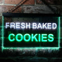 ADVPRO Fresh Baked Cookies Illuminated Dual Color LED Neon Sign st6-i0513 - White & Green