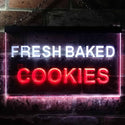 ADVPRO Fresh Baked Cookies Illuminated Dual Color LED Neon Sign st6-i0513 - White & Red