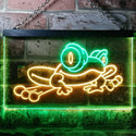 ADVPRO Frog Beer Bar Pub Kid Man Cave Room Dual Color LED Neon Sign st6-i0543 - Green & Yellow