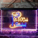 ADVPRO It's 5 O'clock Somewhere Bar Illuminated Dual Color LED Neon Sign st6-i0560 - Blue & Yellow
