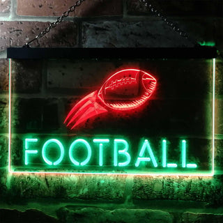 ADVPRO Football Club Decoration Bedroom Dual Color LED Neon Sign st6-i0576 - Green & Red