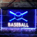 ADVPRO Baseball Club Bedroom Dual Color LED Neon Sign st6-i0580 - White & Blue