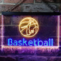 ADVPRO Basketball Club Bedroom Dual Color LED Neon Sign st6-i0581 - Blue & Yellow