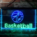 ADVPRO Basketball Club Bedroom Dual Color LED Neon Sign st6-i0581 - Green & Blue