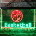 ADVPRO Basketball Club Bedroom Dual Color LED Neon Sign st6-i0581 - Green & Red