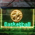 ADVPRO Basketball Club Bedroom Dual Color LED Neon Sign st6-i0581 - Green & Yellow