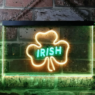 ADVPRO Irish Pub Shamrock Bar Club Display Dual Color LED Neon Sign st6-i0599 - Green & Yellow