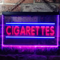 ADVPRO Cigarettes Shop Illuminated Dual Color LED Neon Sign st6-i0602 - Blue & Red
