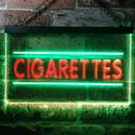 ADVPRO Cigarettes Shop Illuminated Dual Color LED Neon Sign st6-i0602 - Green & Red