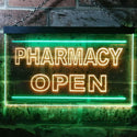 ADVPRO Pharmacy Open Shop Illuminated Dual Color LED Neon Sign st6-i0614 - Green & Yellow