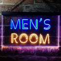 ADVPRO Men's Room Toilet Changing Illuminated Dual Color LED Neon Sign st6-i0629 - Blue & Yellow