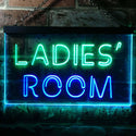 ADVPRO Ladies' Room Toilet Changing Illuminated Dual Color LED Neon Sign st6-i0630 - Green & Blue