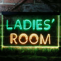 ADVPRO Ladies' Room Toilet Changing Illuminated Dual Color LED Neon Sign st6-i0630 - Green & Yellow