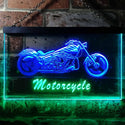 ADVPRO Motorcycles Shop Garage Man Cave Display Dual Color LED Neon Sign st6-i0642 - Green & Blue