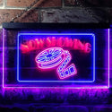 ADVPRO Now Showing Film Movie Home Theater Dual Color LED Neon Sign st6-i0650 - Blue & Red