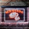 ADVPRO Now Showing Film Movie Home Theater Dual Color LED Neon Sign st6-i0650 - White & Orange