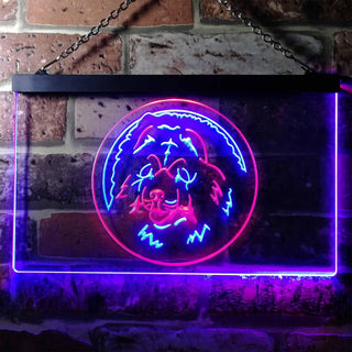 ADVPRO Chow Chow Dog Bedroom Dual Color LED Neon Sign st6-i0662 - Red & Blue